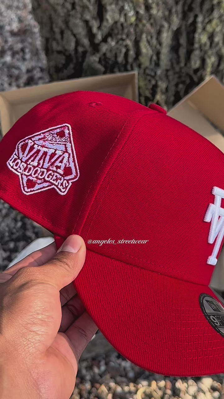 NEW ERA LOS ANGELES DODGERS "RED VIVA" /9FORTY A-FRAME EXCLUSIVE